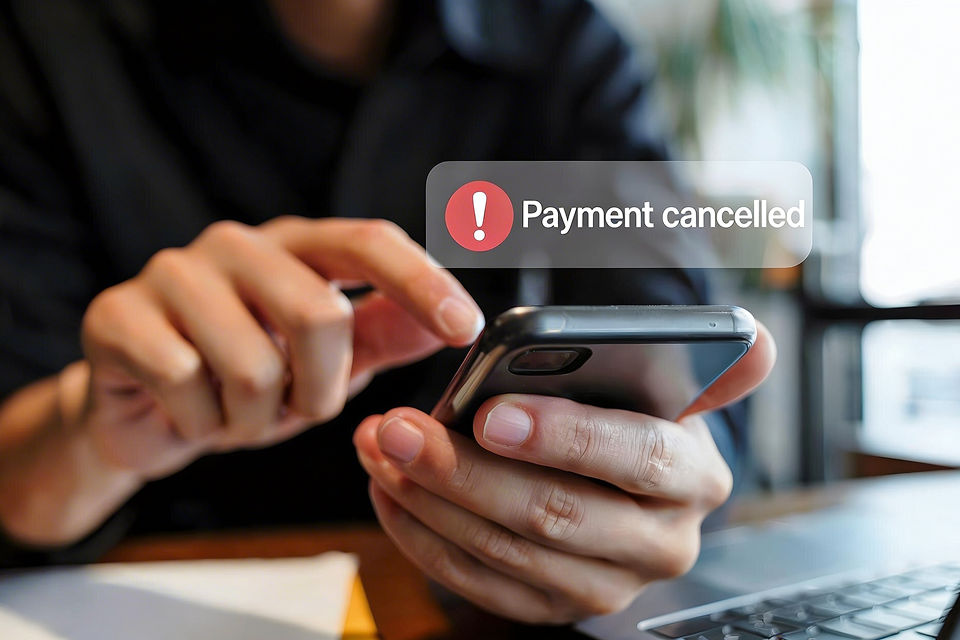 payment cancelled