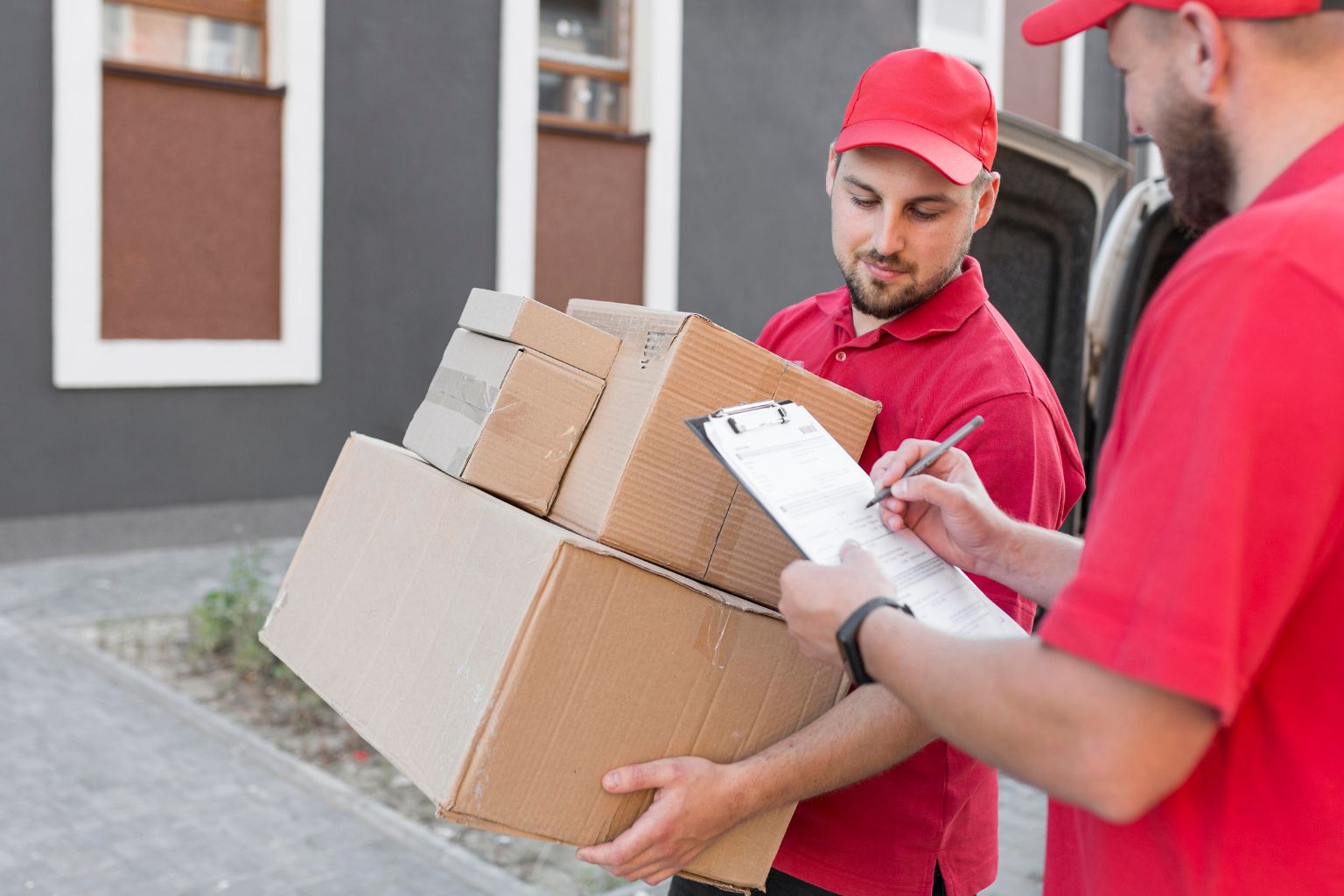 Traditional courier service