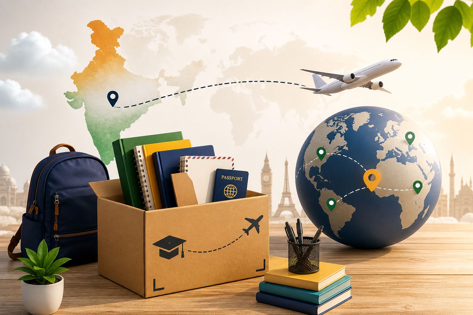student courier service from india