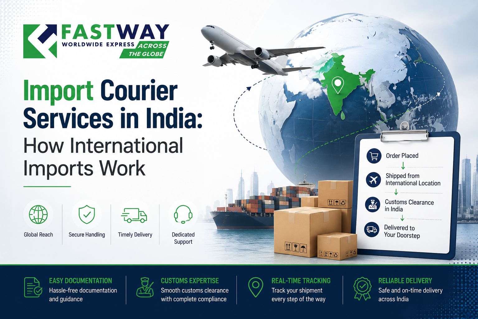import courier services