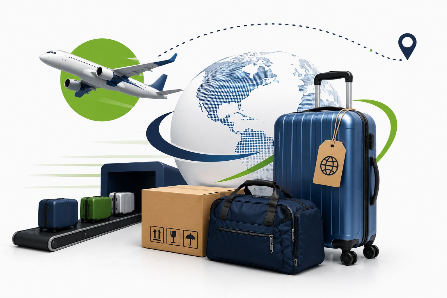 international baggage shipping